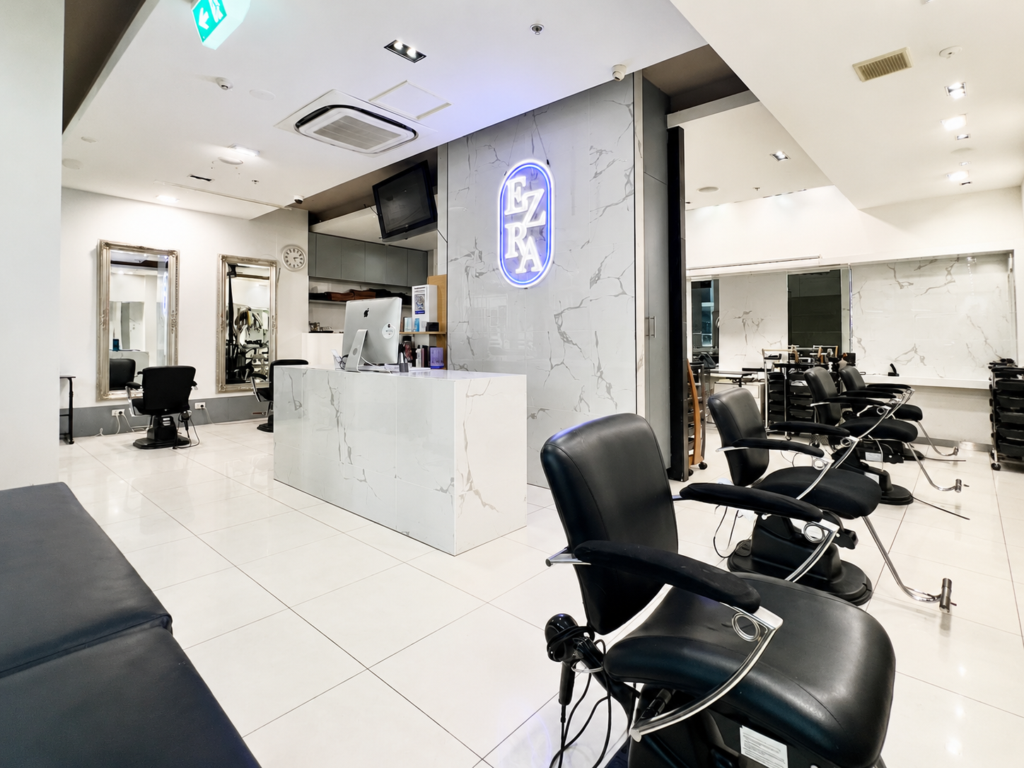 Ezra Hair Salon exterior or interior